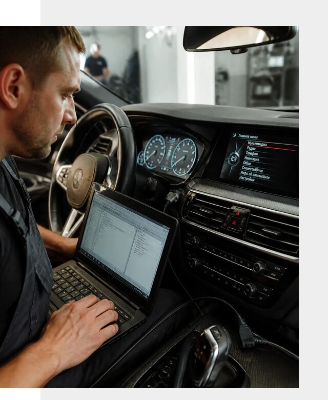 Русификация приборной панели BMW для авто в Донецке от компании