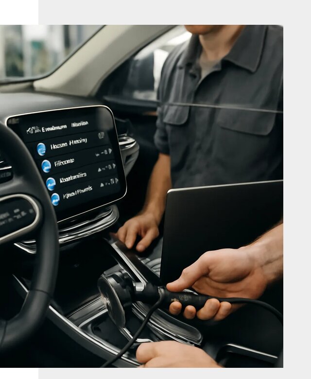 Установка приложений Geely для мультимедиа автомобиля в Донецке