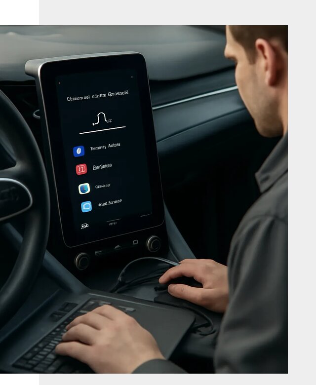 Установка приложений Lynk Co на автомобиль в Донецке